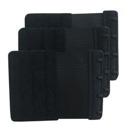 Chanie Women Pack of 3 Soft Comfortable 4 Hooks Bra Extender