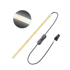 COB Light Strip for Bambu Lab A1 Accessories: 24V COB light bar with switch, flexible uniform light strip with high density, 3D Printer Accessories