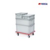 PROREGAL SuperSparSet 5 x Hinge Lids for Euro Containers, W