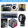 Liftsun Anti-Scratch Mounting Magnets,130lbs Rubber Coated Super Strong Rare Earth
