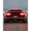 Aootf American Flag License Plate Frames- Black Plastic USA Flag