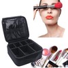 Makeup Handbags Removable Compartments Large Capacity Zipper Closure Cosmetic Storage