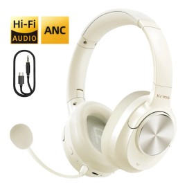 Audifonos diadema bluetooth headset Audifonos Diadema Gamer Inalmbricos Con microfono Krios Bk11 Anc Con -43db Cancelacin De Ruido Con Micrfono Manos 