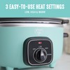 GreenLife 3.5QT Slow Cooker, Non-Toxic PFAS-Free Ceramic Nonstick Removable Interior