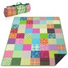 Supfitness Extra Large Picnic Blankets Waterproof Foldable (60"x 80") Boho