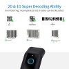 Symcode Portable 2D Bluetooth Wireless Barcode Reader Scanner with Stand,