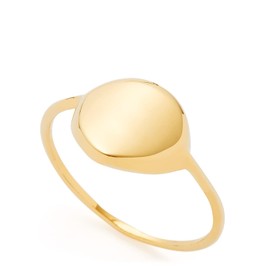 Leonardo Eboni Ciao Women's Ring Gold-Plated Stainless Steel, Metal, No Gemstone