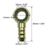 sourcing map 2 x Hollow Screws 10 mm Hose Nozzle