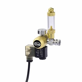 Aqua Nova Co2 Precision Pressure Regulator Gold with Solenoid Valve