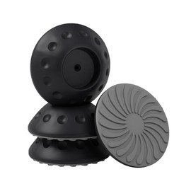 BalanceFrom Baby Gate Wall Protector - 4 Pack Cups for Child Pressure Mounted Stair Safety, Protect Doorways from Pet Dog Gates, No Screw Needed, Black