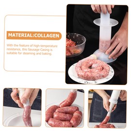 Hoement Tripas Para Salchichas Tripa Oveja Tripas Para Hacer Salchichas Tripas Naturales Para Embutidos Tripa Salchicha Cerdo Carcasas Colágeno Vegano Dieta Vegetariana