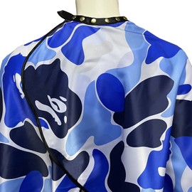 Barber Capes for Men Hair Cutting Capes Salon Stylist Capes with Snaps Waterproof Professional Large Barber Hairdresser Gown Cape- 63”× 56”(D)