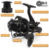 9+1BB Speed Ratio Fishing Reel with Dual Brake System Smooth