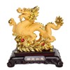Feng Shui Import Golden Chinese Dragon Statue