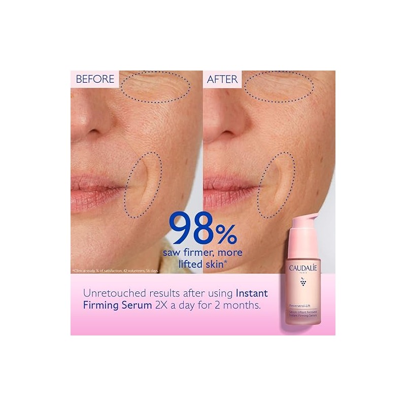 Caudalie Resveratrol Lift Serum Reafirmante Instantáneo Alternativa al Retinol