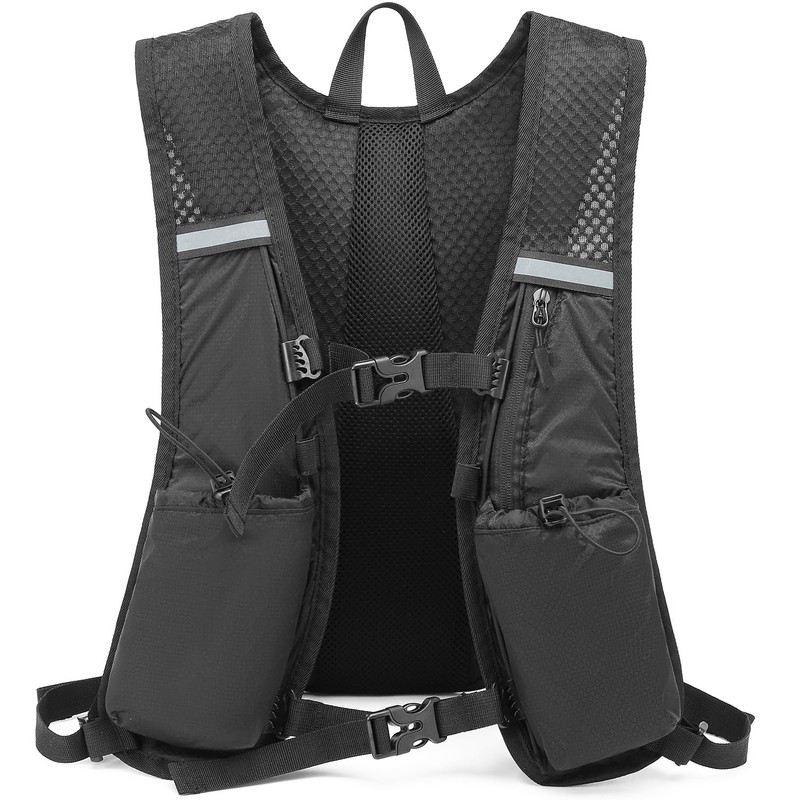 Running Hydration Backpack with Vest, Cycling Water Backpack,Water Bottle Holder
