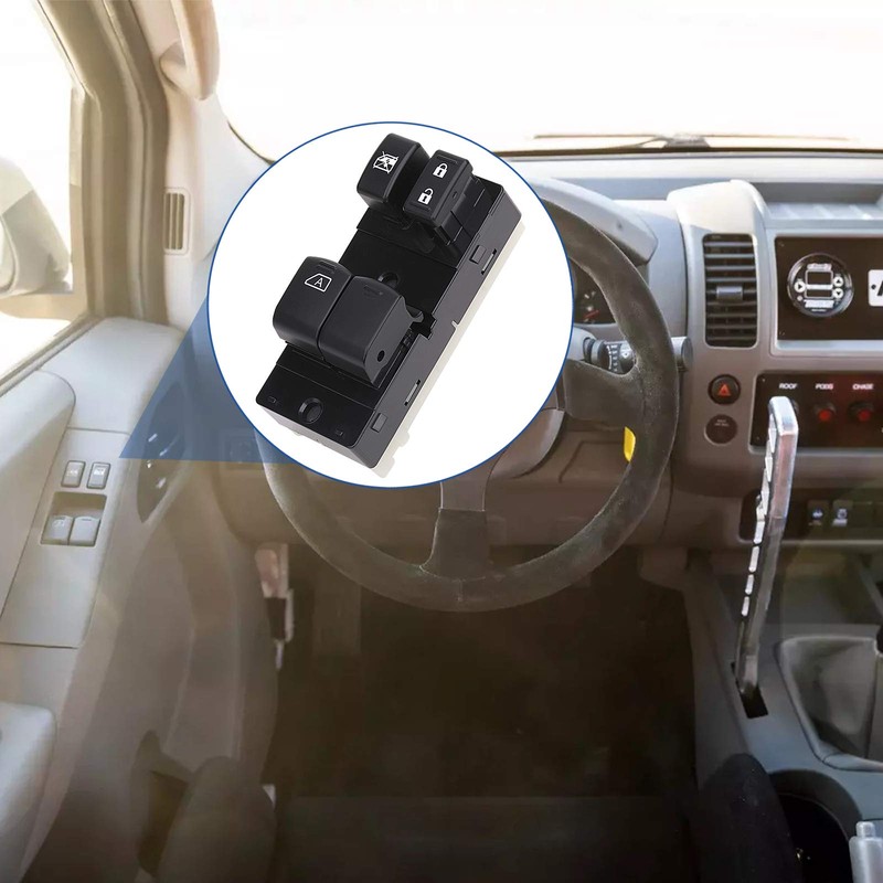 Obaee Master Power Window Switch Driver Side Compatible with Nissan