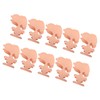 10pcs Metal Binder Clips Innovative Cartoon Cute Shape Electroplated Rustproof