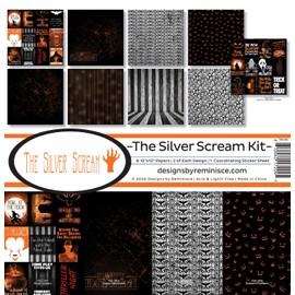 Reminisce The Silver Scream Scrapbook Collection Kit Paper Crafts, Multi Colored