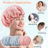 Pack of 3 Kitten Printed Shower Cap, Cute Cartoon Shower