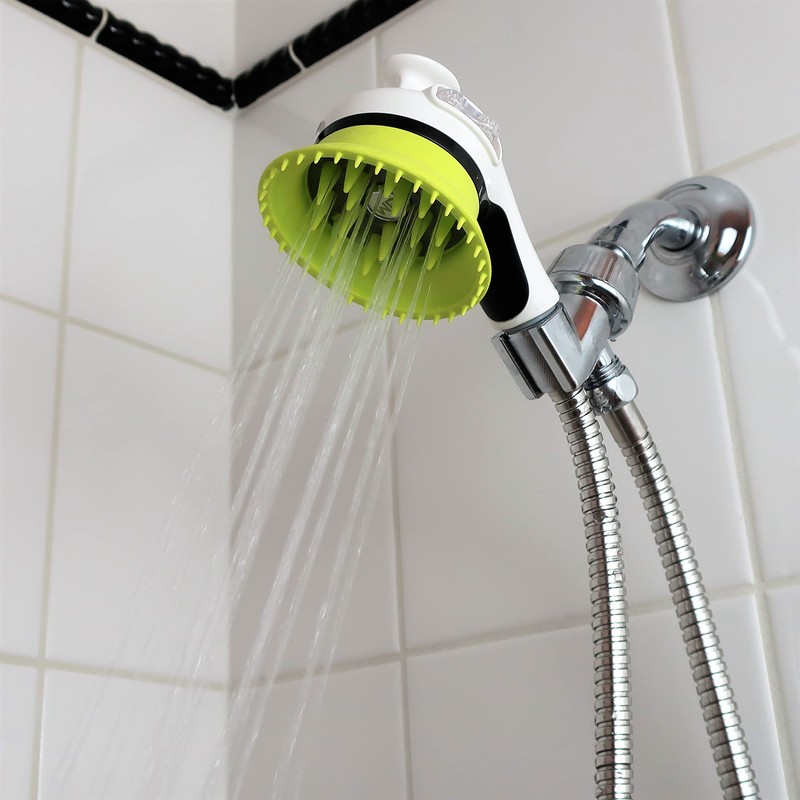 WD Handheld Shower Brush with On/Off Switch | Shield Water