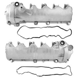 WATERWICH Engine Valve Cover Compatible with Ford F-150 F-250 F-350 Super Duty Mustang Expedition Explorer Sport Trac 2004-2014 Replace 9L1Z-6582-C 9L1Z-6582-D 264-909 264-908