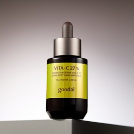 2EA Goodal Green Tangerine Vita C27 ​​Blemish Care Ampoule 16g (+ 2 Green Tangerine Gel Masks) FREE / 2EA 구달 청귤 비타C27 잡티케어 앰플 16g(+ 청귤겔마스크2매) FREE