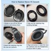 HAIZEEN Ear Pads Compatible with Mpow 059 / H1 /