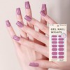 Envolturas para uñas, tiras de esmalte de uñas sin rayos