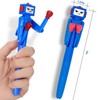 TVIAOH (12 PCS) Ballpoint Pens, Boxing Pen Robot with Punching