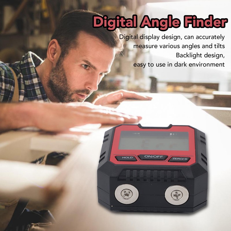 Digital Angle Finder with Backlight Accurate Measurement Portable Durable Construction