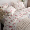 TISPLR Floral Comforter Set King Soft Bedding Comforter Set 3