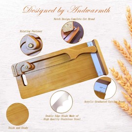 Premium Bread Bow Set - Manual Slicer for Homemade Bread, Bow Knife, Sourdough Cutter, Right