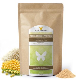 1kg Reis & Erbsen Protein 7:3, ohne Zusätze, von Natur aus vegan, laktosefrei & ohne Soja (1000g)