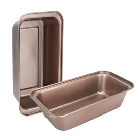 Spmarkt 2pack Loaf Pan, 10inch Banana Bread Pan, Non-Stick Banana Bread Pan, Stackable Bread Pans for Homemade Bread, 10x5inch Small Bread Pans for Baking