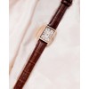 CIVO Ladies Watches Rectangular Analogue Quartz Watches for Women Brown