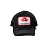 J&D Productions Black Massey Ferguson Tractor Logo Hat with Mesh