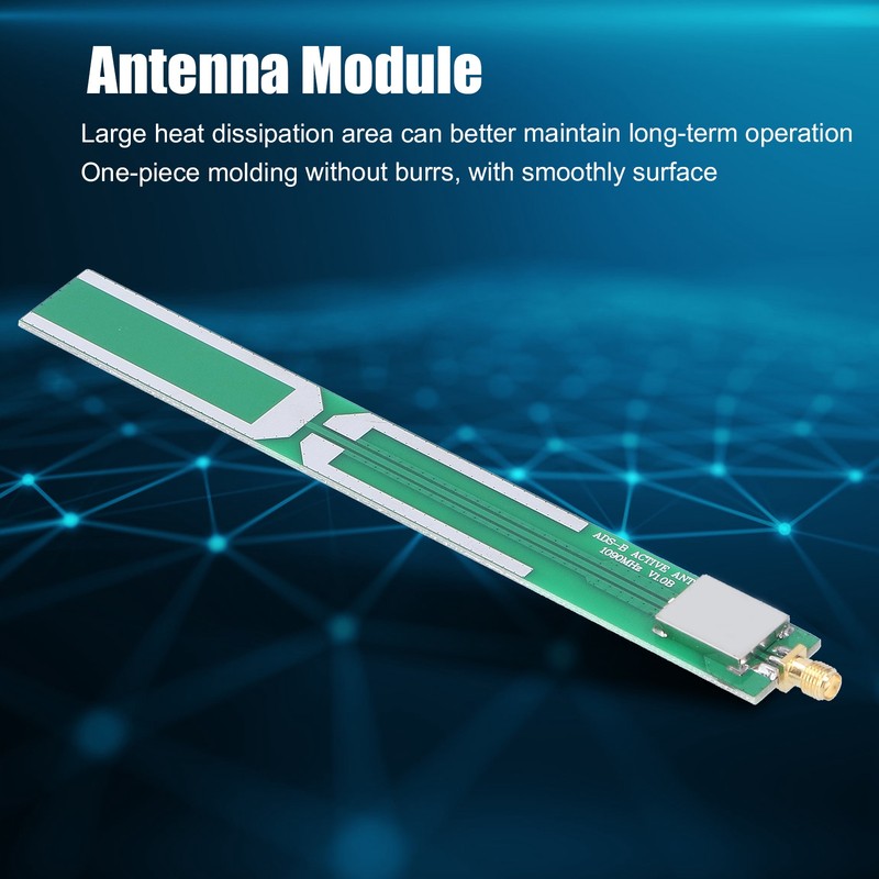 Active Antenna Module ADSB Omnidirectional Vertical Linear Polarization Board 1090±15MHz
