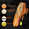 Welnove Orange Sports Shoe Insoles with Gel Forefoot & Poron