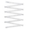 Terbold 2pk Folding Ruler Yard Stick | 6ft Imperial 2m