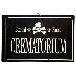 Gemmy (Sun Star) Abandon Hope All Who Enter Sign