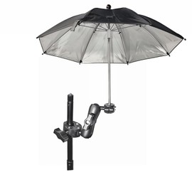 Fotoleey Weather Guard Umbrella Kit for Xbotgo, Smartphones & Digital Cameras, 50cm Open Diameter, Sun & Rain Protection, 360° Adjustable Clamp, Easy to Install