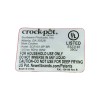 Crock-Pot NEW ORIGINAL 1.5 QUART Crockpot SCR151-BP-BR ELECTRICAL POWER CORD