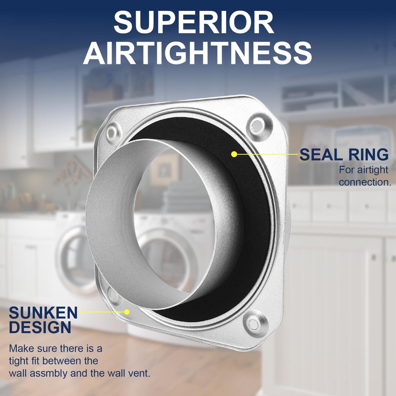 Magnetic Dryer Vent Coupling Kit, Quick Connect Aluminium Alloy DV180