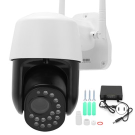 2.5in Wireless PTZ Camera WiFi Night Vision Human Detection TwoWay Intercom Waterproof for Home Security
