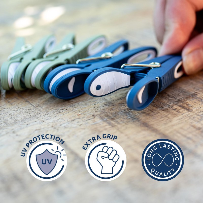 Sorbo Extra Grip Clothes Pegs, Laundry Pegs, 20 Pack, UV