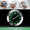 ZJIVQO Car Dashboard Clock, Mini Luminous Car Clocks, Universal Automotive
