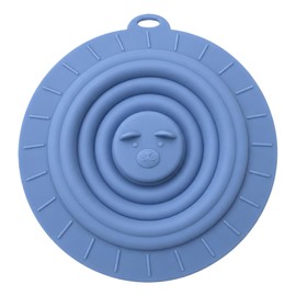 Bathtub Drain Stopper, 6 Inch Silicone Tub Stopper, Reusable Suction Cup Sink Plug and Drain Cover, 1 Pack for Kitchen, Bathroom, Shower and Bath Tub (Blue 1 Pack)