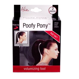 Mia Poofy Pony, Ponytail Volumizing Styling Tool, Tortoise, From thin to FULL