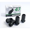 AGITO Super Racing Nut L43 Non-Piercing Racing Nuts (Chrome Molybdenum